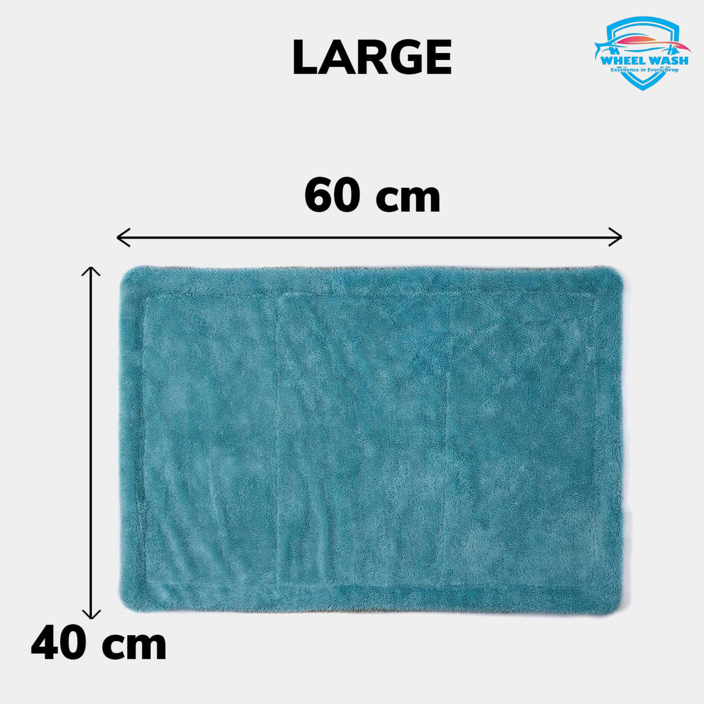 Microfiber Cloth For Car - Puremagic 1100 Gsm Twisted Loop Super Absorbent Towel