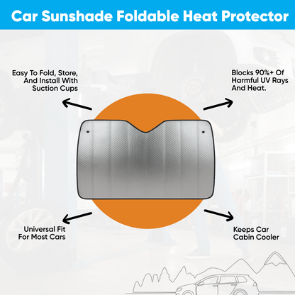 Car Sunshade Foldable Heat Protector