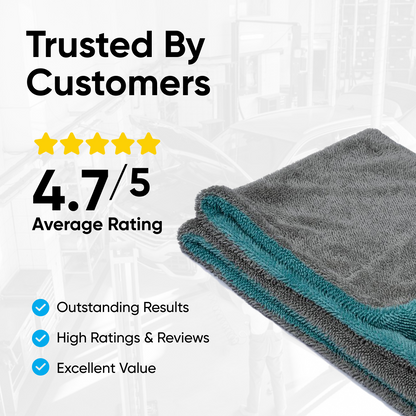 Microfiber Cloth For Car - Puremagic 1100 Gsm Twisted Loop Super Absorbent Towel