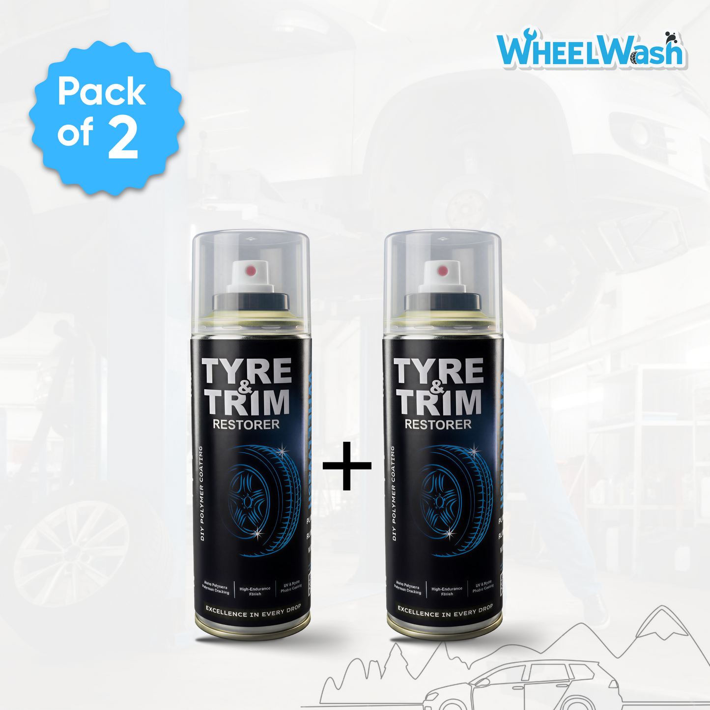 Tyre & Trim Restorer Spray Coating