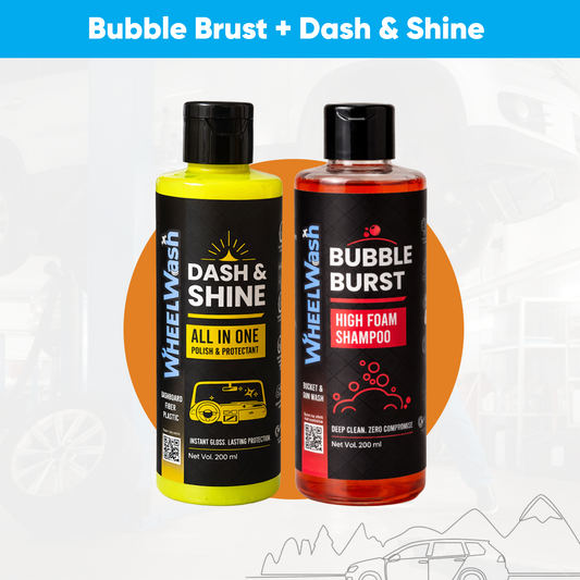 Bubble Burst Snow Foam Shampoo + Dash & Shine All In One Polish Combo