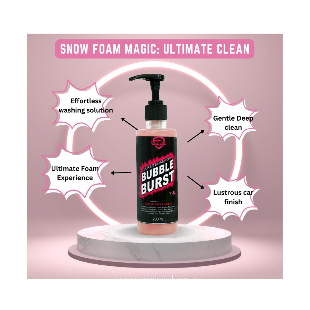 Bubble Burst Thick Foam Shampoo - Wheel Wash